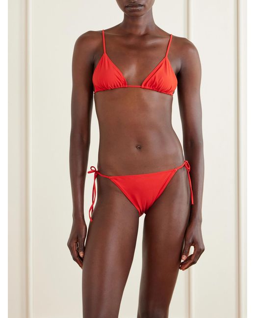 Lido Red Venti Triangle Halterneck Bikini