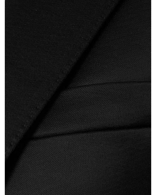 Balenciaga Black Blazer Aus Satin Aus Einer Baumwollmischung