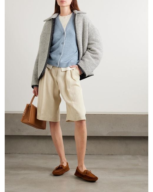 J.W. Anderson Gray Padded Wool-Blend Jacket