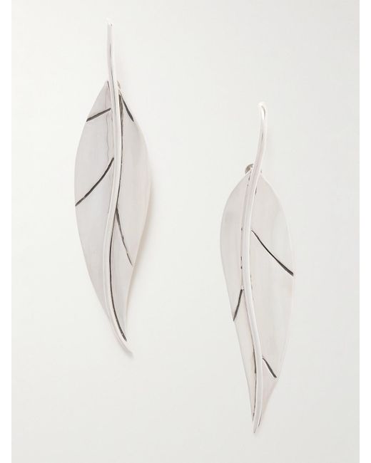 Sophie Buhai Natural Leaf Earrings