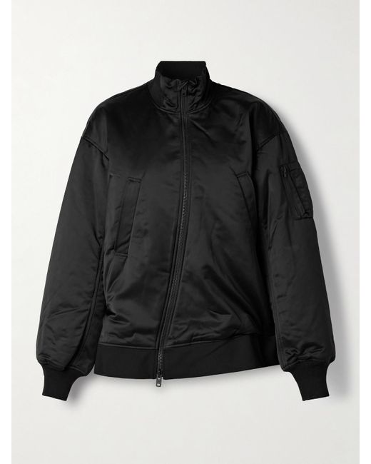 Adidas Originals Black Y-3 Recycled-Shell Bomber Jacket