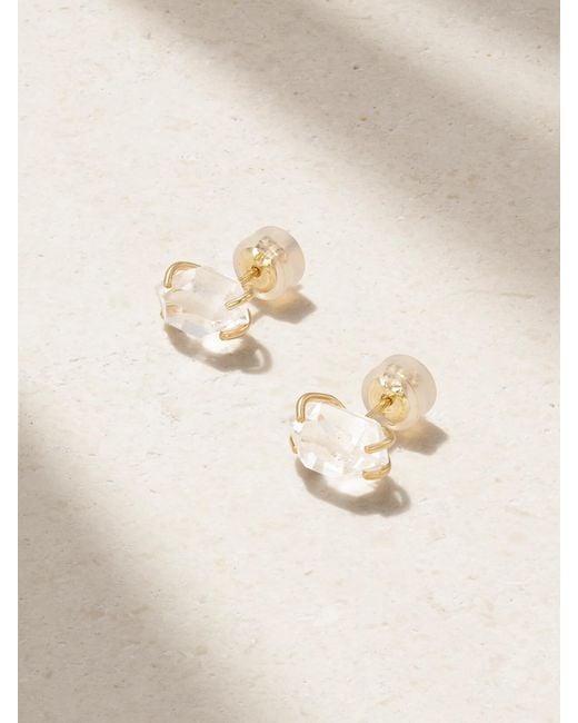 Melissa Joy Manning Natural 14-Karat Recycled Herkimer Diamond Earrings