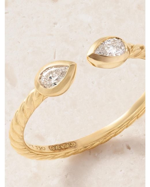 David Yurman Natural Cable 18-Karat Diamond Ring