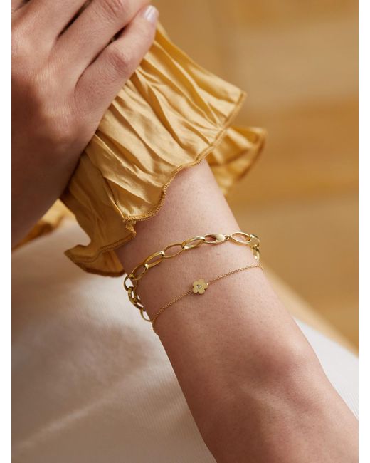 Jennifer Meyer Natural 18-Karat Diamond Bracelet