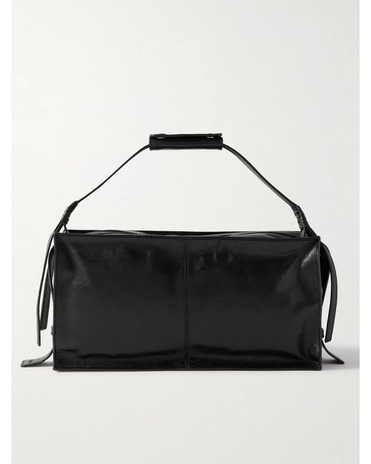 Staud Black Harold Leather Shoulder Bag
