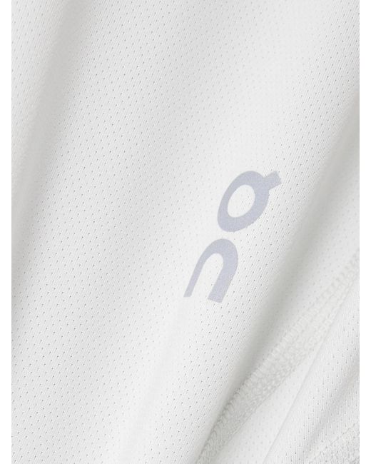 On Shoes White Post Archive Facti Paneled Mesh And Stretch-Jersey T-Shirt