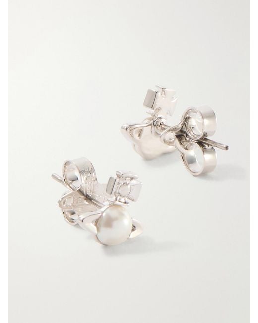 Vivienne Westwood Natural Balbina-Tone And Bead Earrings
