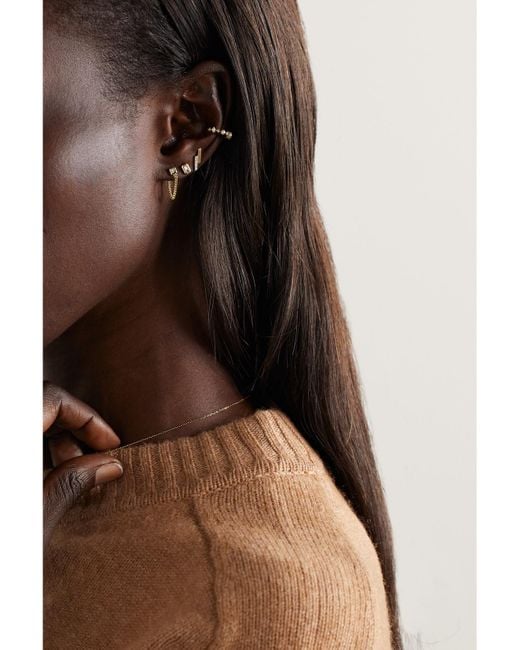 Mateo Natural 14-Karat Diamond Earrings
