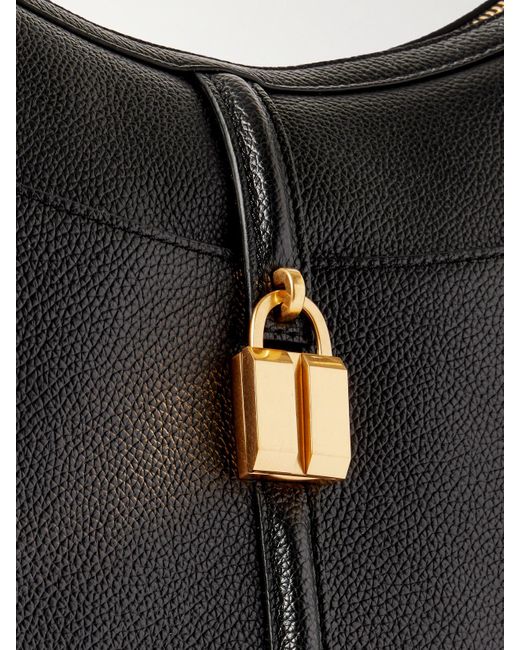 Sac Porté Épaule En Cuir Texturé À Ornement The Siena DeMellier London en coloris Black