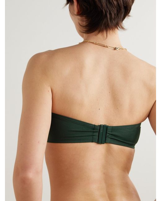 Eres Green Les Essentiels Show Bandeau Bikini Top