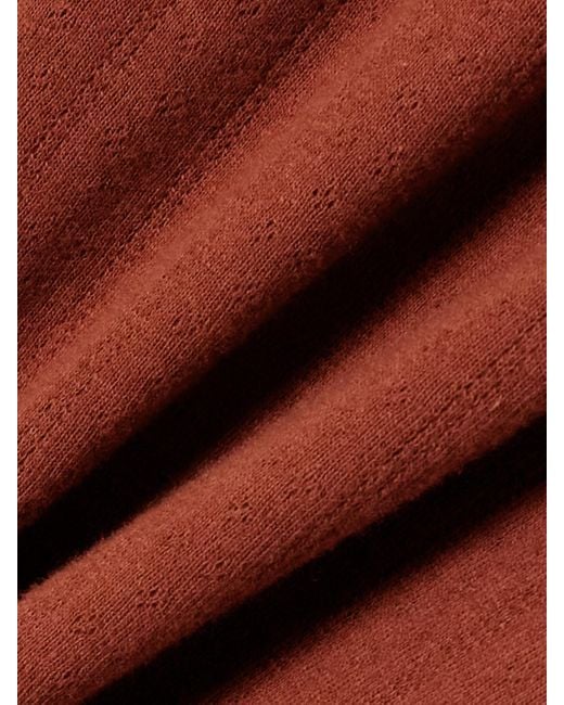 Leset Red Boxer Hose Mit Weitem Bein Aus Baumwolle