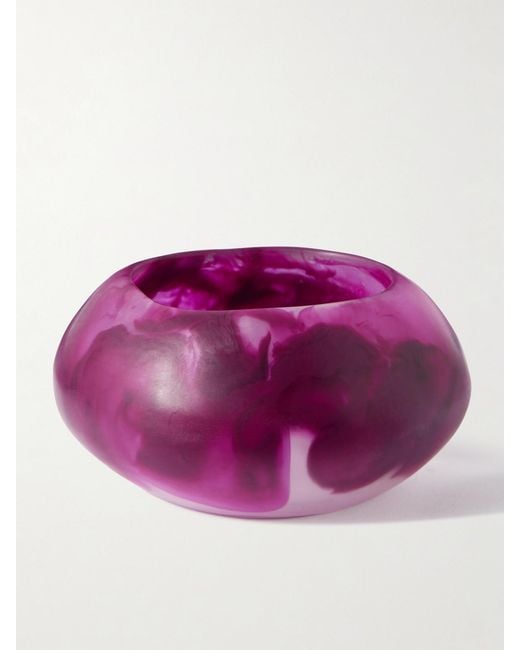 Dinosaur Designs Purple Boulder Resin Bangle