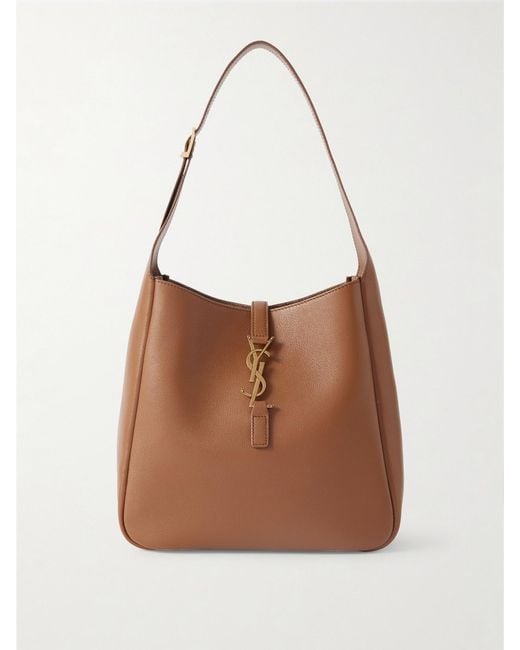 Saint Laurent White Le 5 À 7 Leather Shoulder Bag