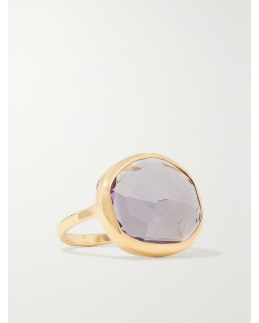 Melissa Joy Manning Purple 14-Karat Recycled Amethyst Ring