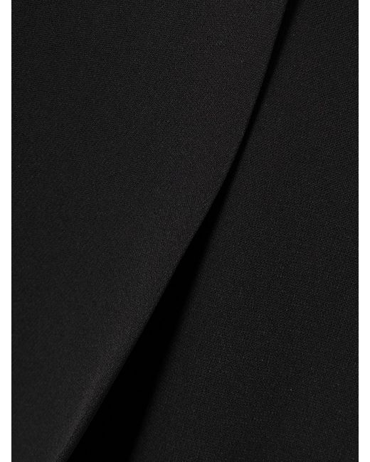 Loro Piana Black Alida Bead-Embellished Pleated Silk Crepe De Chine Midi Wrap Skirt