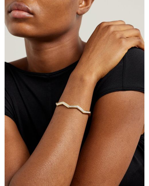 David Yurman Natural Stax Armspange Aus 18 Karat Mit Diamanten