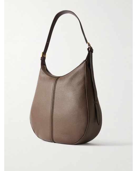 Sac Porté Épaule En Cuir Texturé À Ornement The Siena DeMellier London en coloris Brown