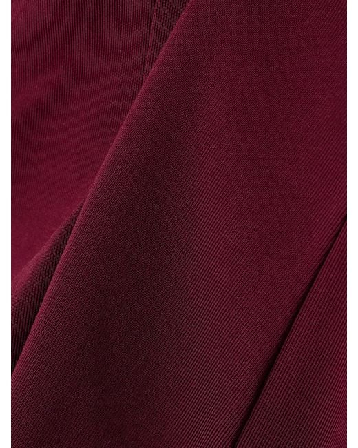 Esse Studios Red Stretch-Jersey Bodysuit