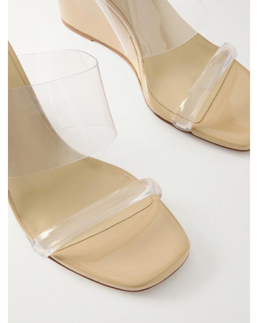Maryam Nassir Zadeh Natural Olympia Pvc Wedge Sandals