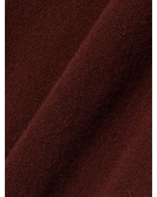Nili Lotan Brown May Cropped Cashmere Tank