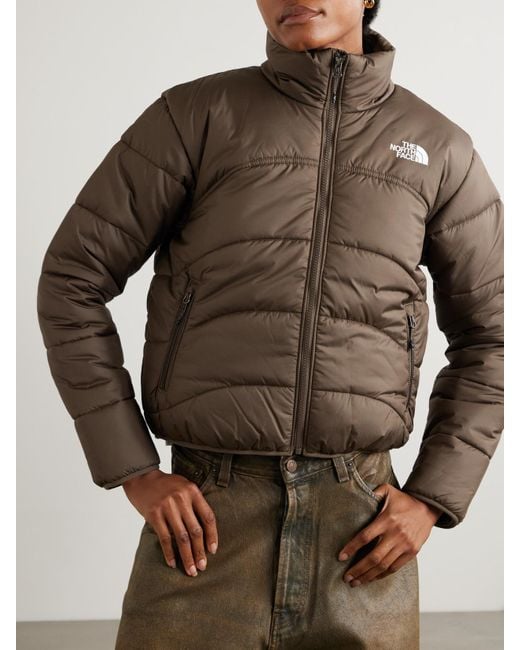 The North Face Brown 2000 Steppjacke Aus Wattiertem Ripstop