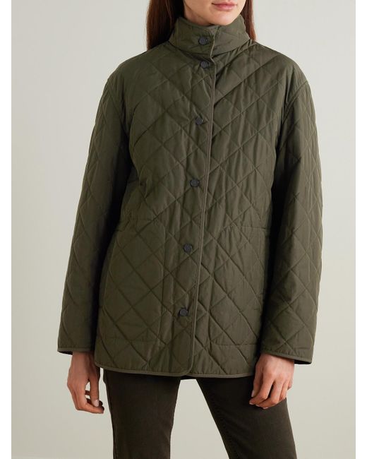 James Purdey & Sons Green Quilted Shell Jacket