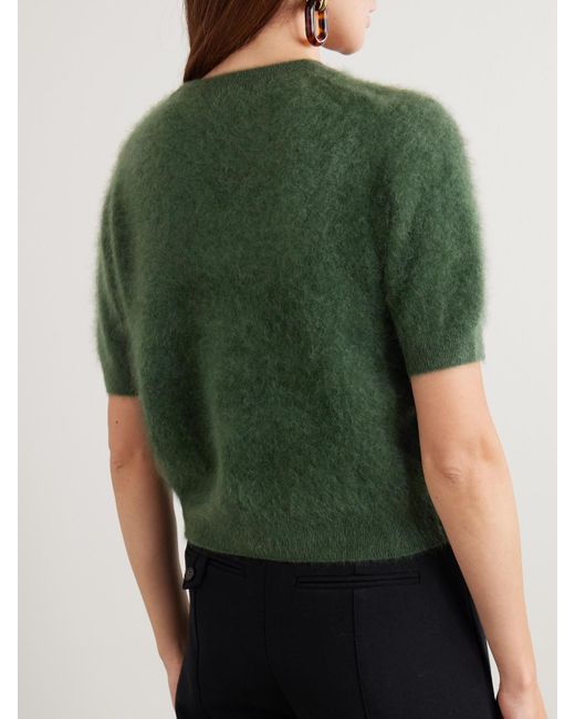 arch4 Green Toulon Pullover Aus Gebürstetem Biokaschmir