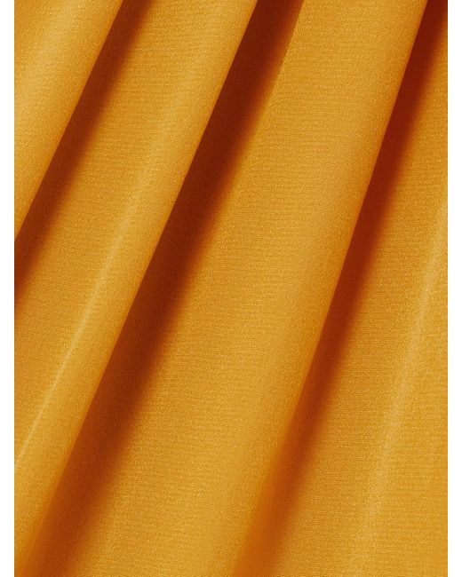 Pantalon Fuselé En Soie À Fronces Kiddo Altuzarra en coloris Yellow