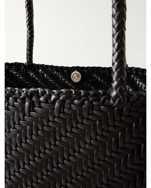 Dragon Diffusion Big Woven Leather Tote Bag in Black | Lyst UK