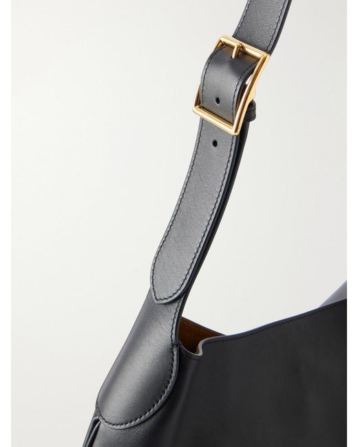 Nili Lotan Black Jagger Leather Shoulder Bag