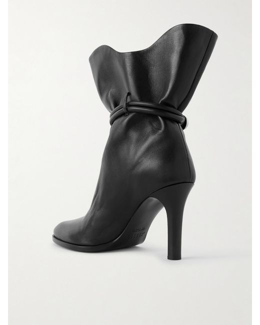 Isabel Marant Black Lolya Embellished Leather Ankle Boots