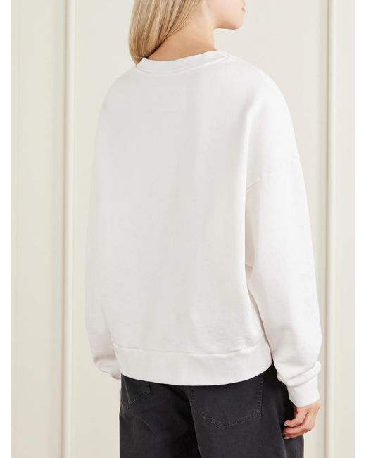 Nili Lotan White Gladys Cotton Sweatshirt