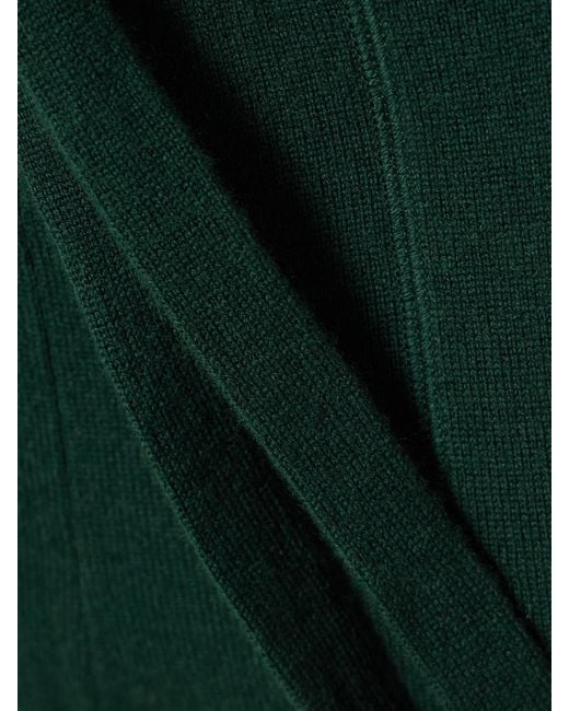 Eres Green Colorama Maille Star Wool And Cashmere-Blend Tapered Track Pants