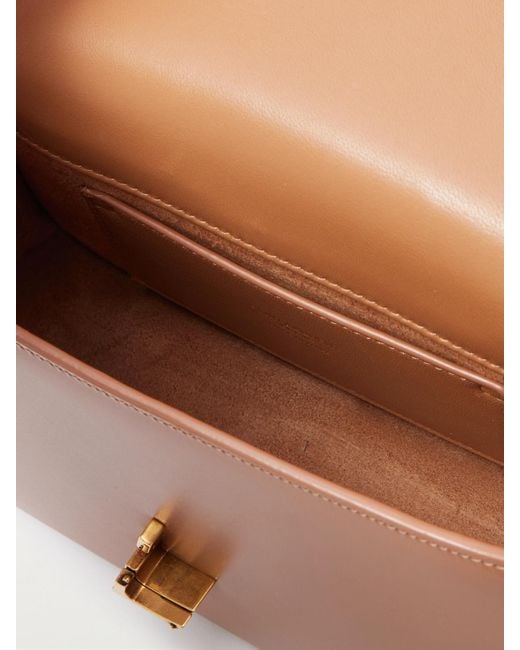 Saint Laurent Natural Solferino Mini Schultertasche Aus Leder