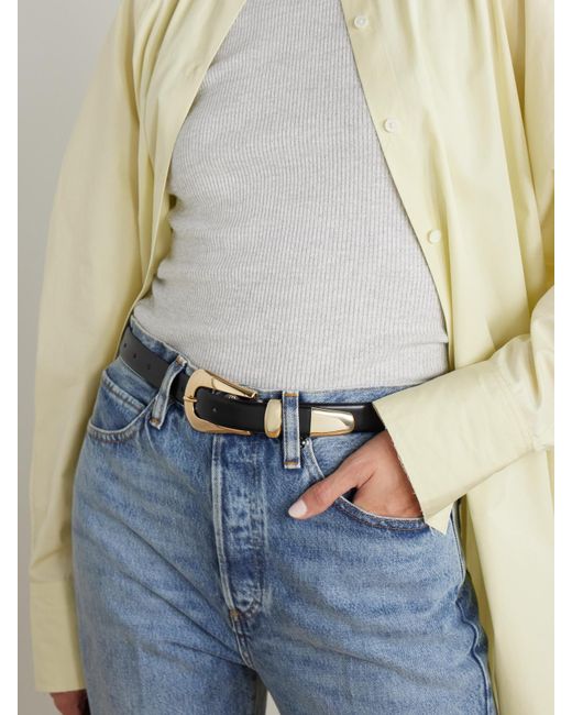 DEHANCHE Black Colette Leather Belt