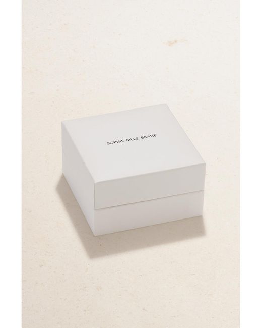 Sophie Bille Brahe Natural Courant D'Ensemble 18-Karat Recycled Diamond Single Hoop Earring