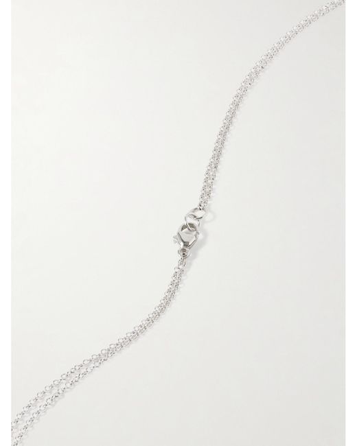 Agmes White Isabel Kette Aus Recyceltem Sterlingsilber