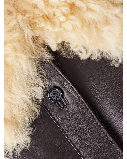 Acne Black Jacke Aus Shearling