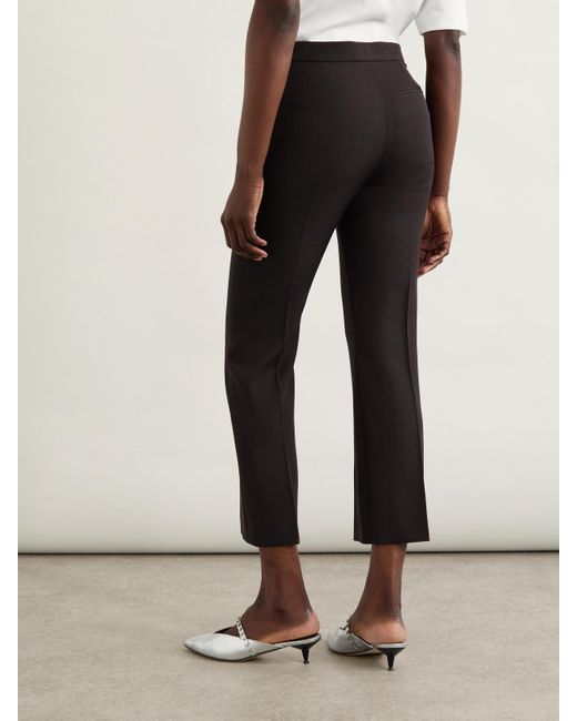 Alexander McQueen Black Wool Tapered Pants