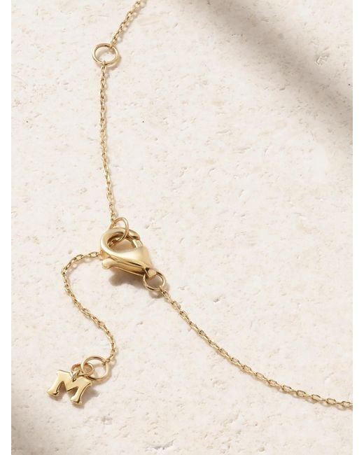 Mateo Natural The Little Things 14-Karat, Diamond And Pearl Necklace