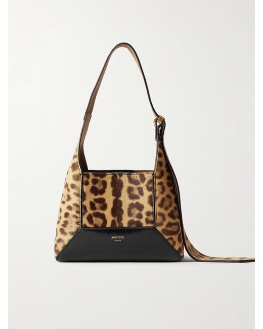 Jimmy Choo White Schultertasche Aus Leder