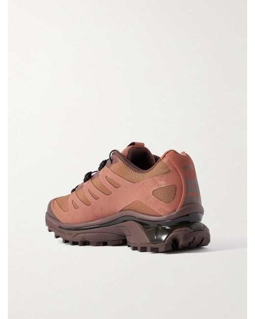 Salomon Brown Xt-4 Og Protective Sneakers Aus Ripstop Mit Gummibesätzen