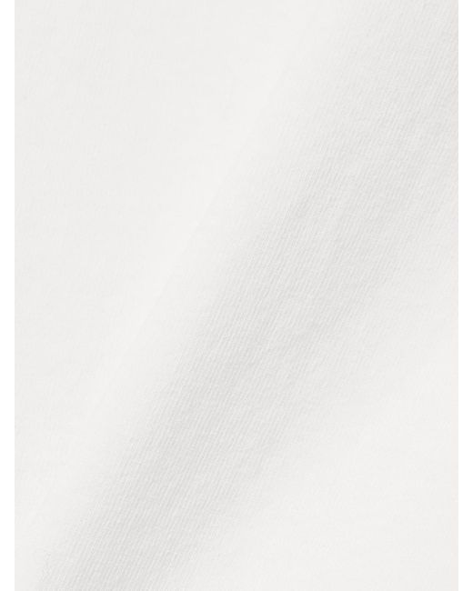 SLVRLAKE Denim White Easy Cotton-Jersey T-Shirt