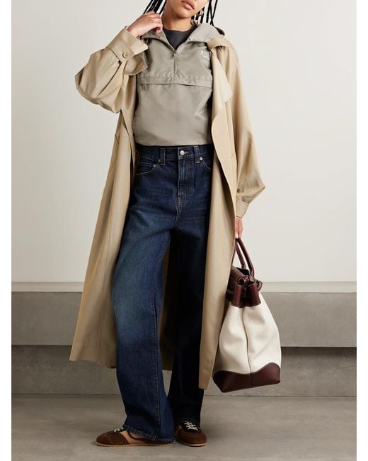 Sporty & Rich Natural Devi Hooded Shell Jacket