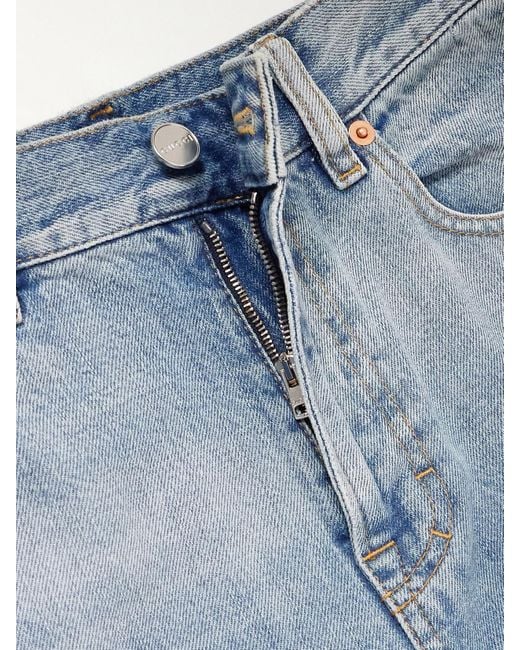 Gucci Blue Hoch Sitzende Bootcut-Jeans