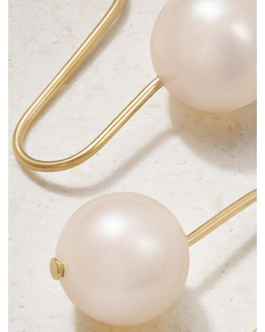 Mateo Natural 14-Karat Pearl Earrings