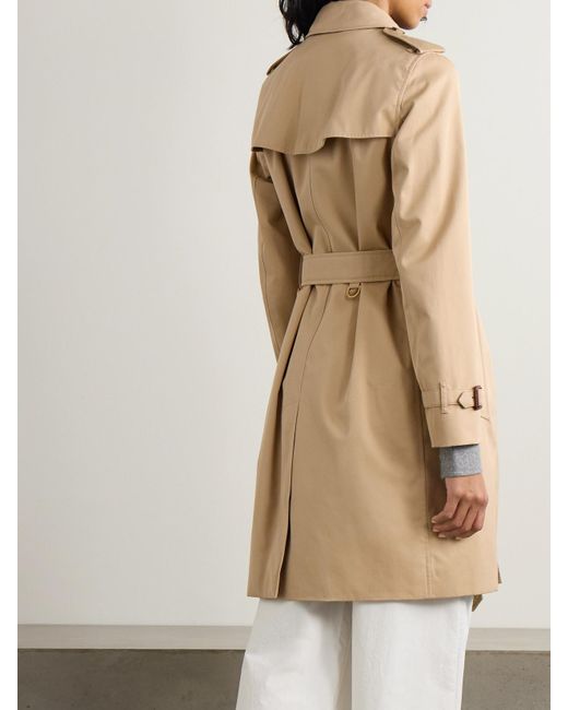Burberry Natural Kensington Organic Cotton-Gabardine Trench Coat