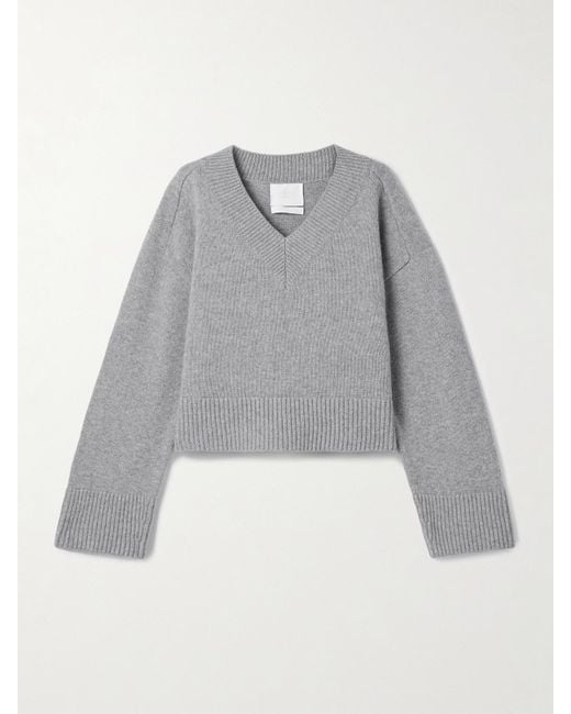 Citizens of Humanity Gray Gazette Wool And Cashmere-Blend Sweater