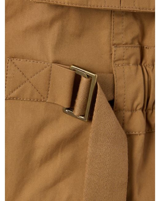 Chloé Natural Buckled Cotton-Twill Vest
