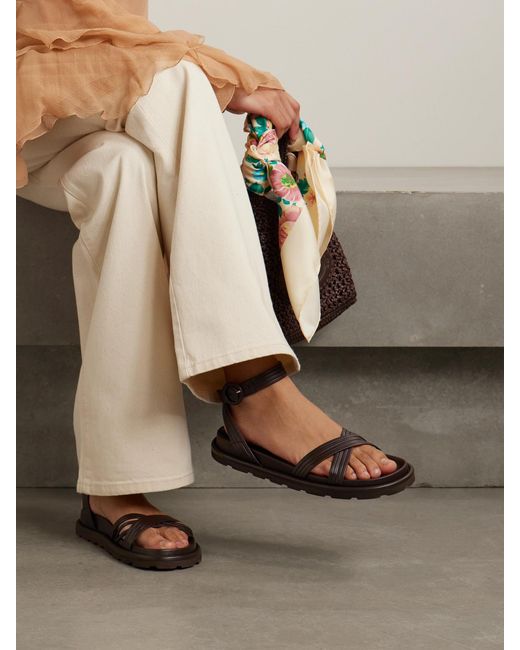 Gianvito Rossi White Lianne Leather Sandals